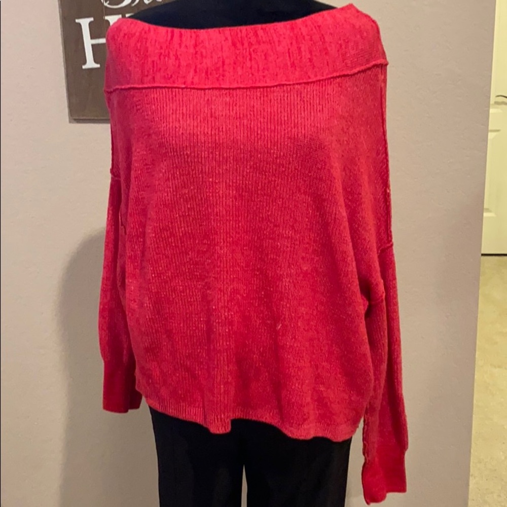 Free People off the shoulder sweater